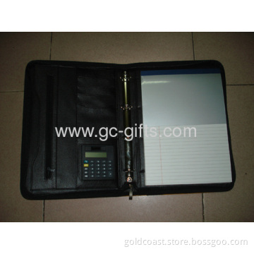 Custom Pu Leather Conference File Folders 